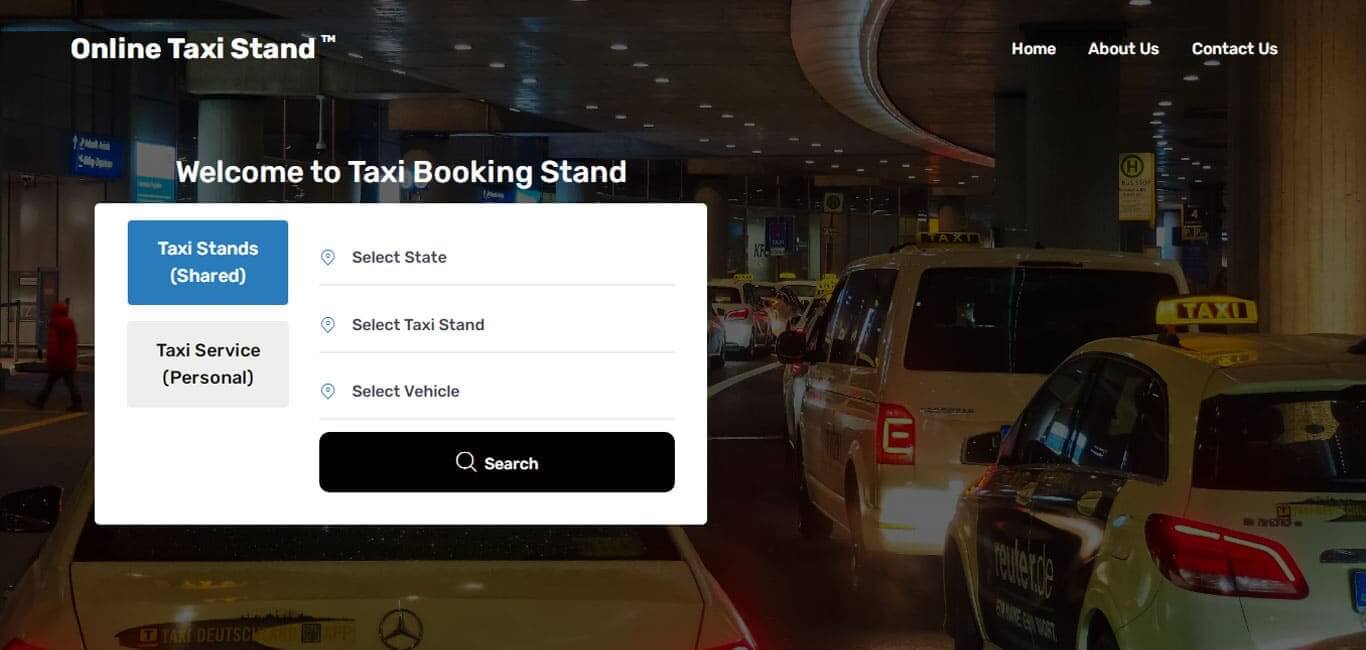 Online Taxi Stand
