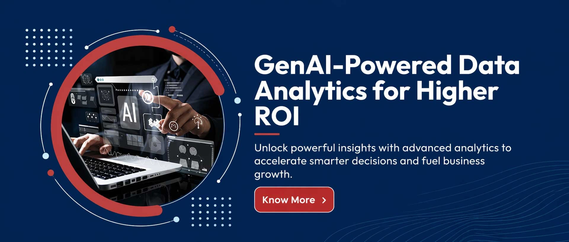 AI powered data analytics solutions for business growth and higher ROI